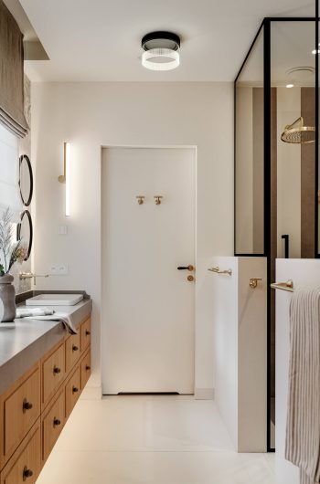 Blat w łazience - spiek kwarcowy Marazzi Caparia Lux Gris