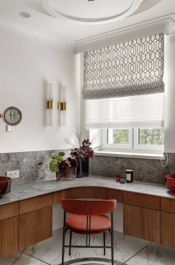 Spiek kwarcowy Marazzi Caparia Lux Gris - blat łazienkowy