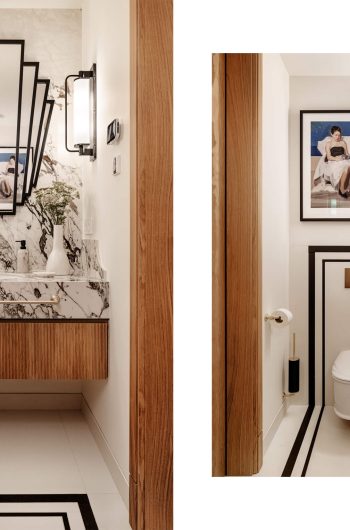 Spiek kwarcowy Marazzi Caparia Lux Gris - łazienka.