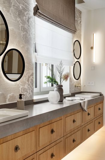 Spiek kwarcowy Marazzi Capria Lux Gris - łazienkowy blat